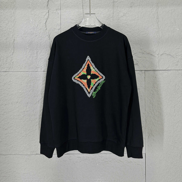 LV Long-Sleeve Crew Neck Sweatshirt 492199