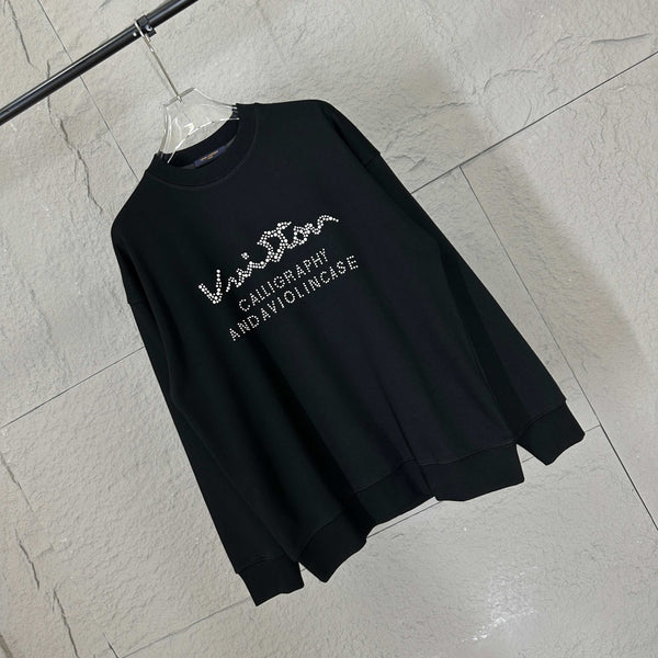 LV Long-Sleeve Crew Neck Sweatshirt 492193