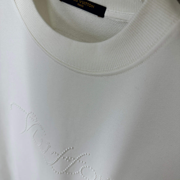 LV Long-Sleeve Crew Neck Sweatshirt 492191