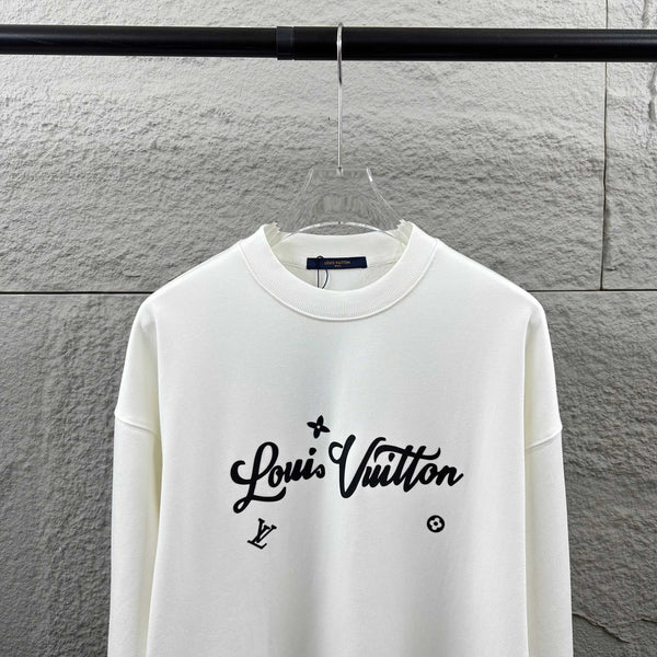 LV Long-Sleeve Crew Neck Sweatshirt 492183