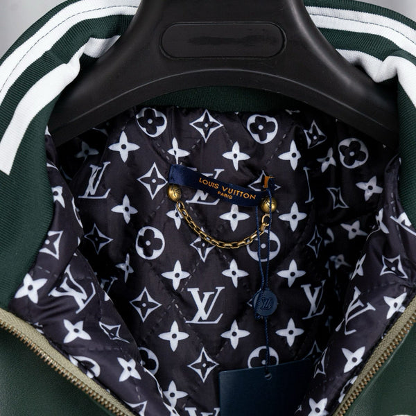 LV 25SS Mixed Leather Sweatshirt/Jacket 491946