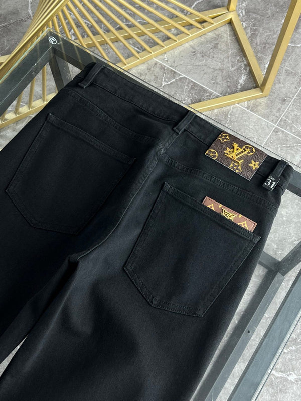 LV Fleece-lined and Thickened Jeans 492709