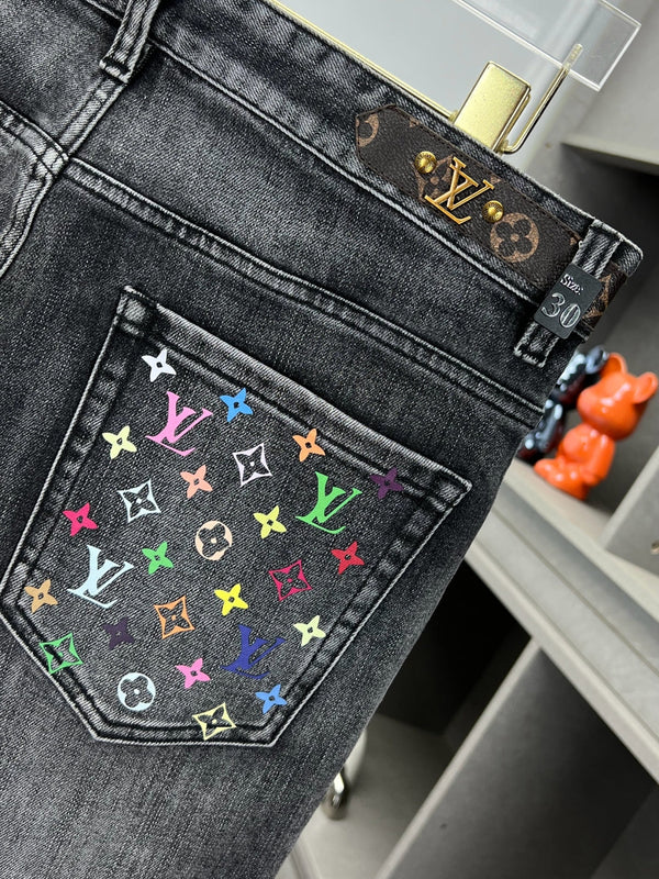 LV Gray Jeans 492659