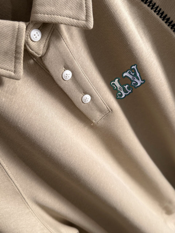 LV 25SS Lapel Sweatshirt Long Sleeve 494425