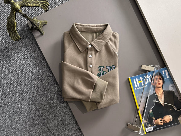 LV 25SS Lapel Sweatshirt Long Sleeve 494423