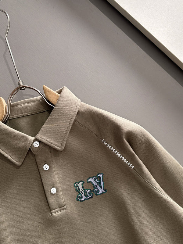 LV 25SS Lapel Sweatshirt Long Sleeve 494423