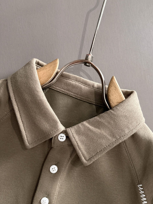 LV 25SS Lapel Sweatshirt Long Sleeve 494423