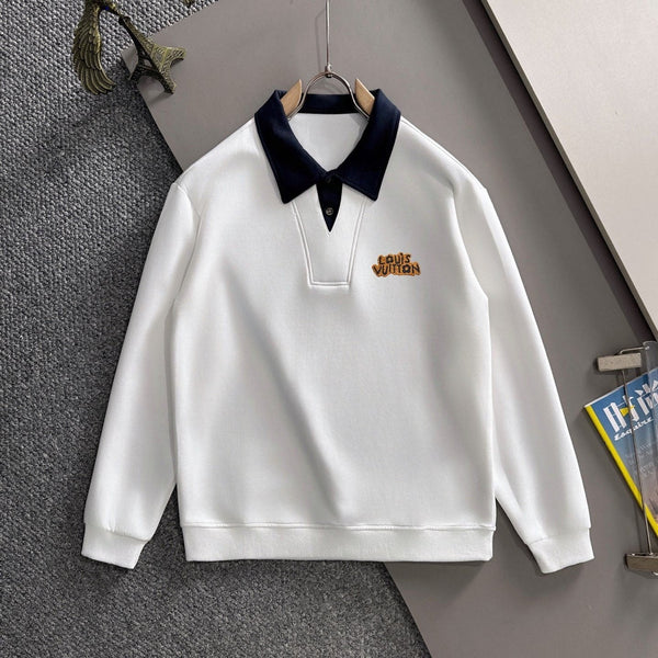 LV 25SS Lapel Sweatshirt Long Sleeve 494413