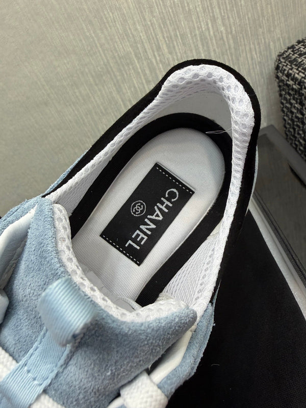 Chanel 26 Quilted Classic Sneaker Blue in Lambskin 602473