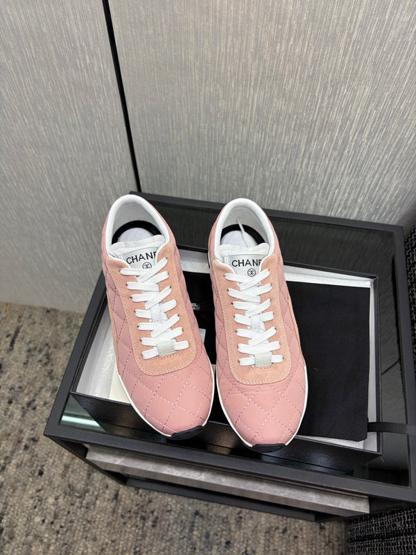 Chanel 26 Quilted Sneaker Pink in Lambskin 602470