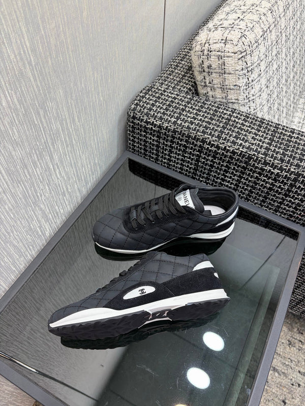 Chanel 26 Quilted Sneaker Black in Lambskin 602467