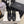CC Pearl Heel with Rhinstone Clasp Mary Janes Black Cowhide 602353