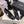 CC Pearl Heel with Rhinstone Clasp Mary Janes Black Cowhide 602353