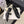 CC Pearl Heel with Rhinstone Clasp Mary Janes Black Cowhide 602353