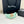 CC Women's Belt 3.0CM Mint Green Black Cowhide Red Buckle 616962