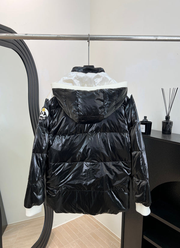 CHANEL SKI DOWN JACKET BLACK IN NYLON 841065