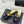 CC 26s Bow Slippers High Heel 75mm Black Satin Sheepskin 615745