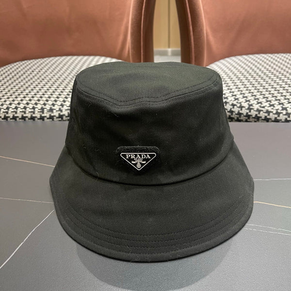 Prada 25 Bucket Hat Black in Canvas 122132