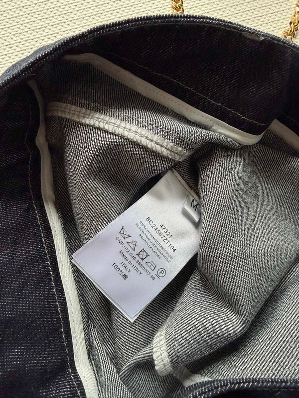 Celine 26SS Straight-leg Jeans Navy Blue in Denim
