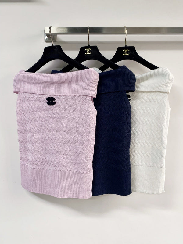 Chanel Vest Pink in Wool 125463
