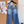 Chanel Wide-Leg Denim Pants Blue in Cotton 129758