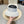 Chanel Straw White Black Hat with a White Silk Ribbon 192276