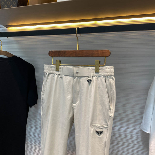 PRA26SS Straight-Leg Pants White in Cotton 152601