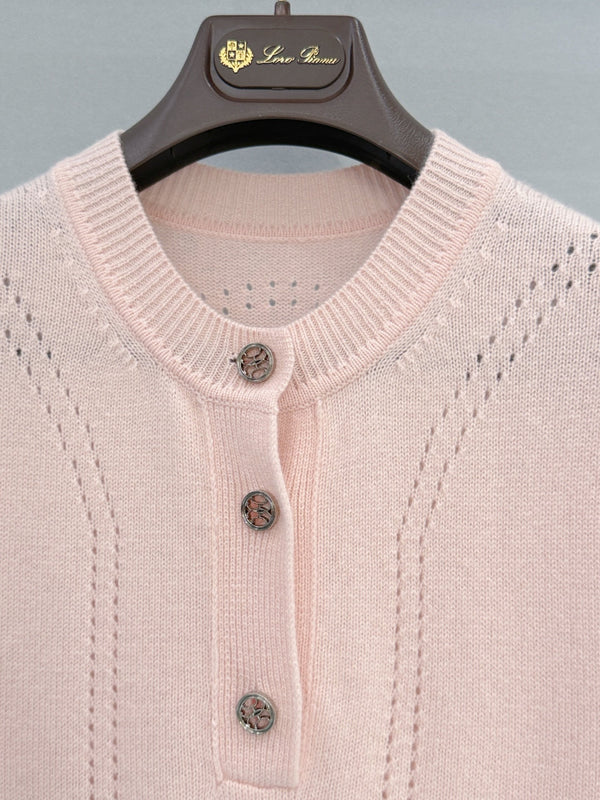 Hermes Pink Knit Dress 106014