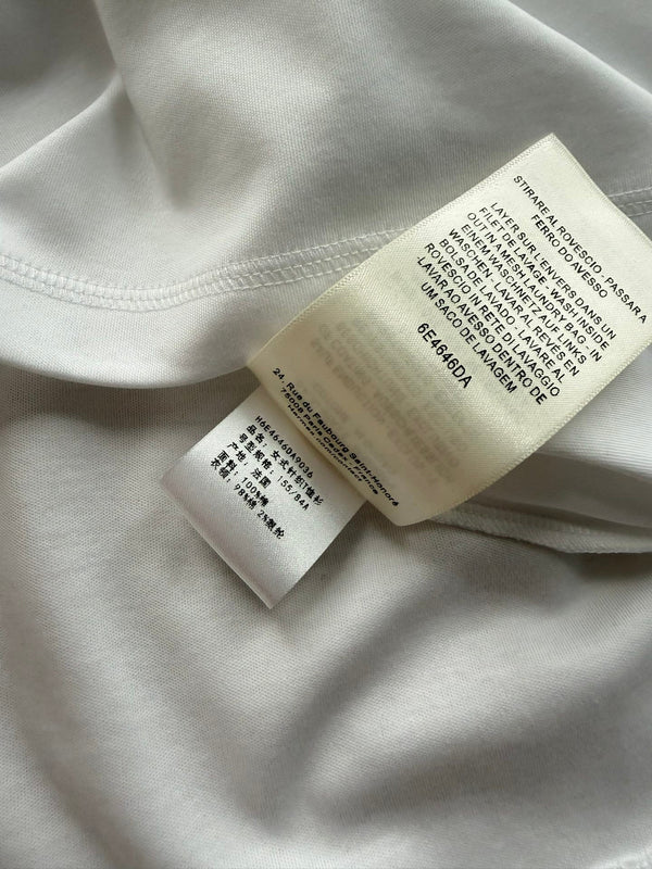 Hermes 26 Ribbon Badge Print Short-Sleeve T-Shirt White in Cotton 888720