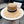Chanel Straw hat Beige Black in Raffia 197755