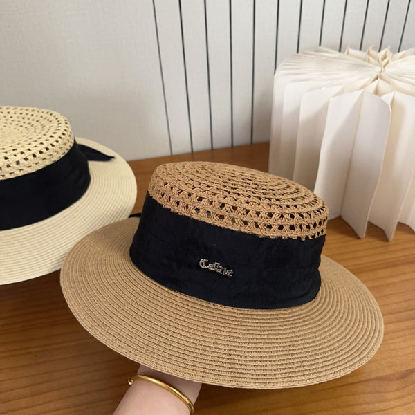 Celine Straw Hat Camel 197262