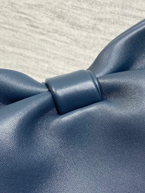 Dior 26 Bow Chain Bag in Navy Blue Lambskin