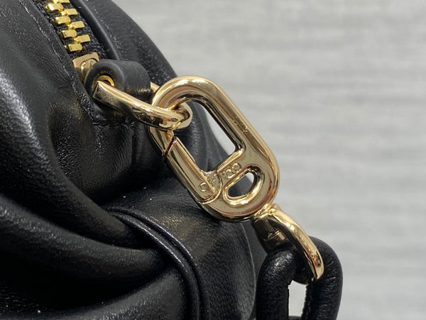 Dior 26 Bow Pouch 20cm in Black Lambskin