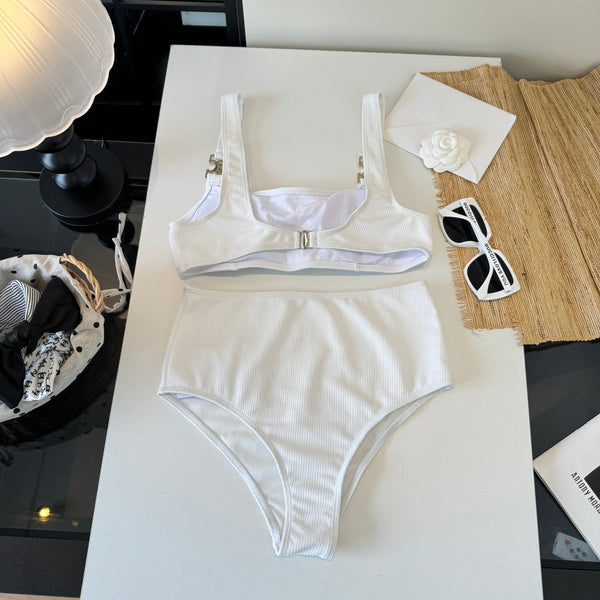 Celine Swimsuits White Cotton 201805