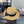 Chanel Elegant flat-top Beige Black in Straw Hat 205392