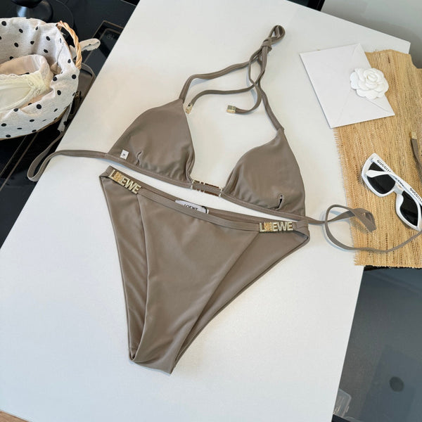 Loewe Bikini Swimsuit Grey in Cotton 20459