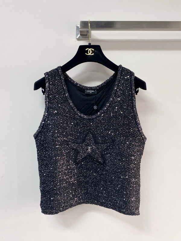 Chanel Vest Black in Tencel 194351