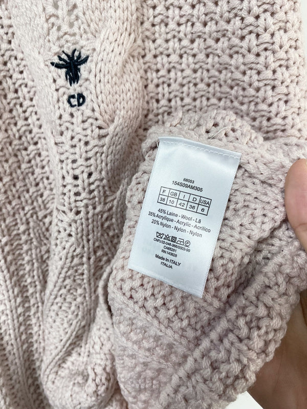 Dior Two-Tone Vest Pink in Wool 178837