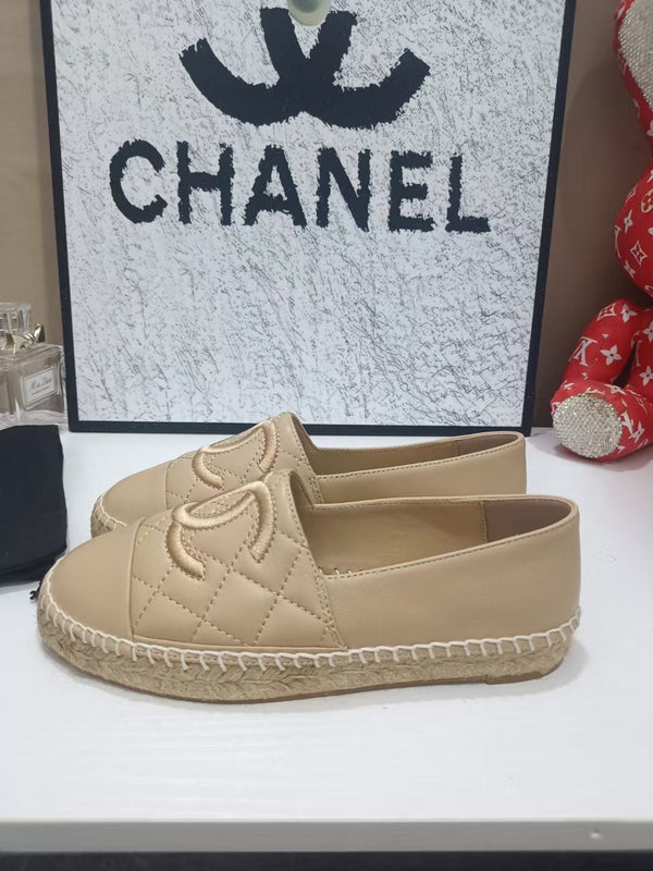 Chanel Espadrilles Beige in Cowhide 684834