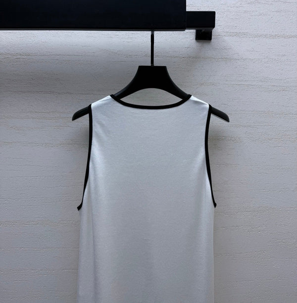 Chanel 26S Vest White in Silk 204926