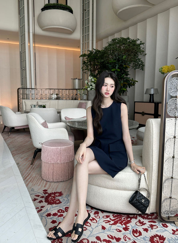 Chanel Dress Black in Acetate 202467