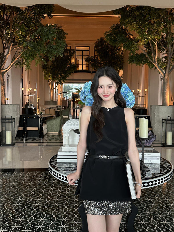 Chanel Heiress Dress Black in Acetate 202471