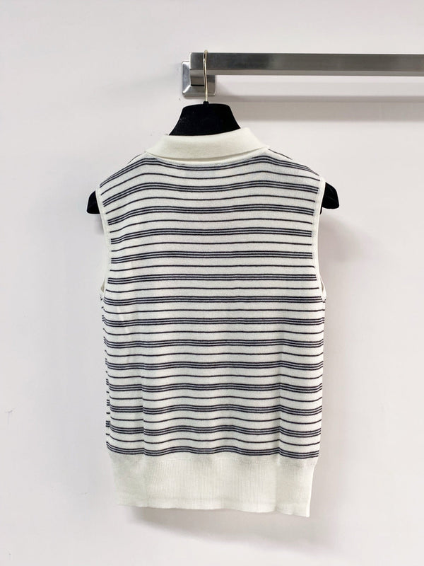 Miumiu Vest White in Wool 204094
