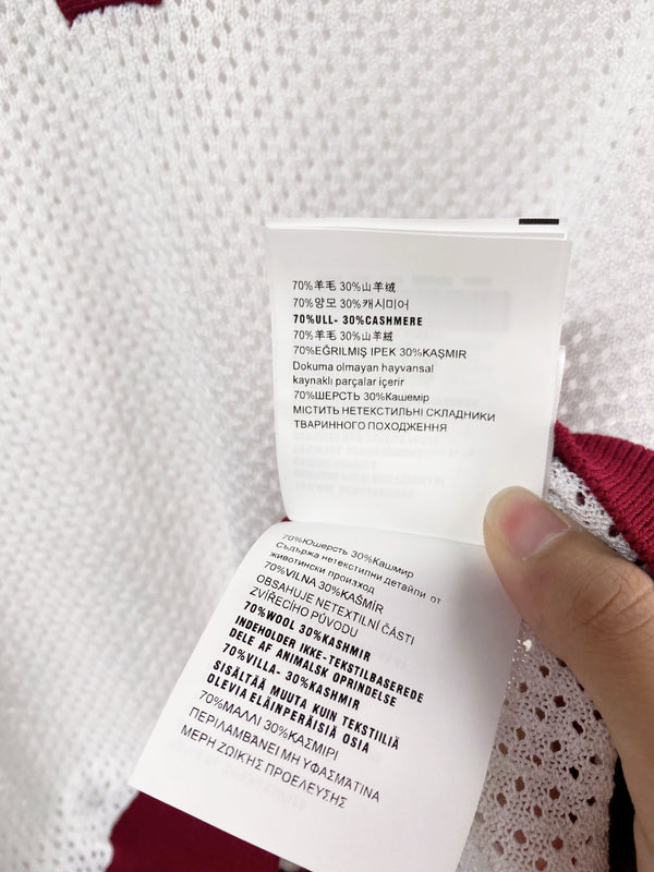 Miu Miu Short-Sleeve T-Shirt White in Wool 204084