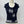 Dior Striped Shawl-style Knit Top Navy Blue in Cashmere 208799
