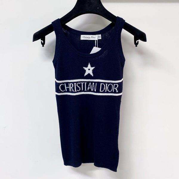 Dior Vest Navy Blue in Wool 204059