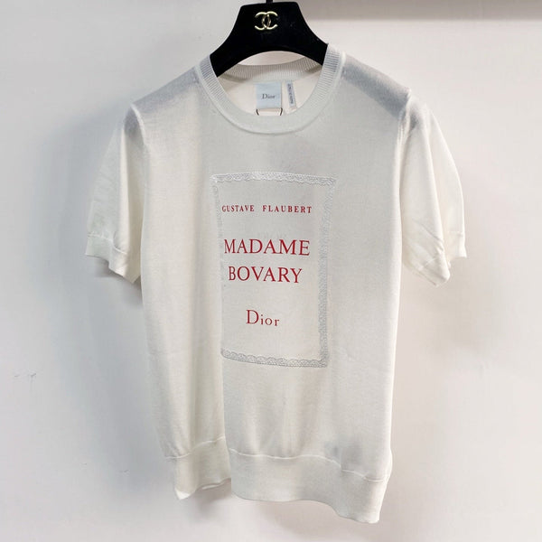 Dior Short-Sleeve T-Shirt White in Tencel 204026