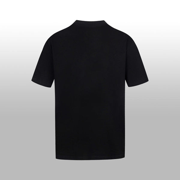 HM  Short-Sleeve T-Shirt with Equestrian Theme Print Black in Cotton 215416