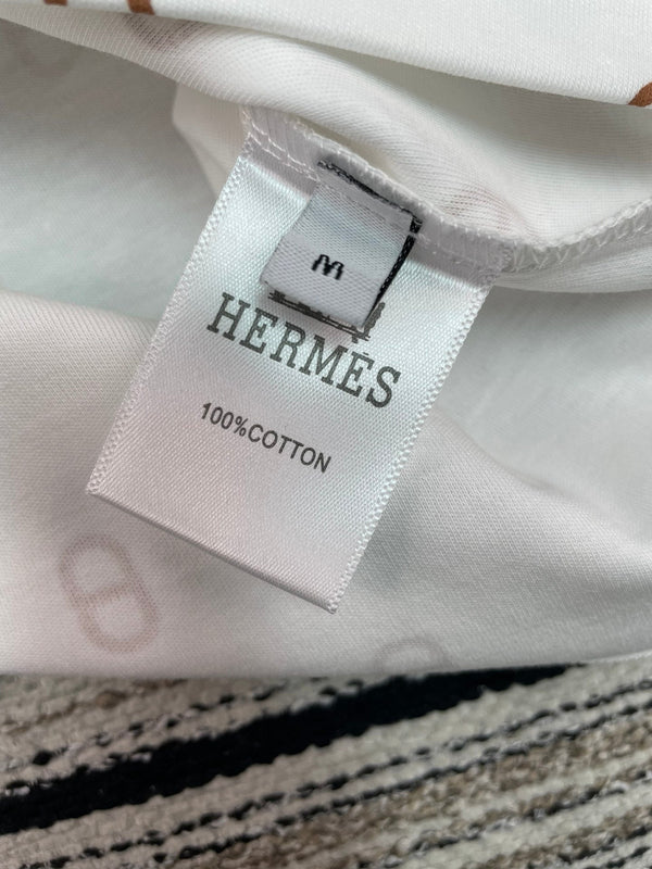 HM T-Shirt White in Cotton 167903