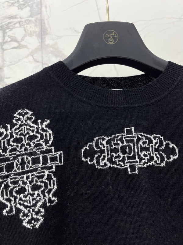 HM Short-sleeve Black in Wool 166868